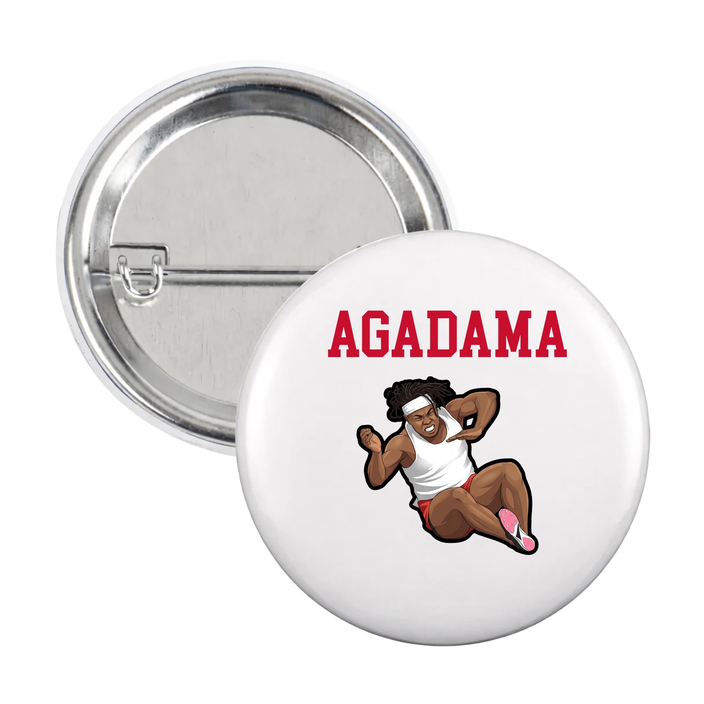 Game Day Button — Shirsey in White