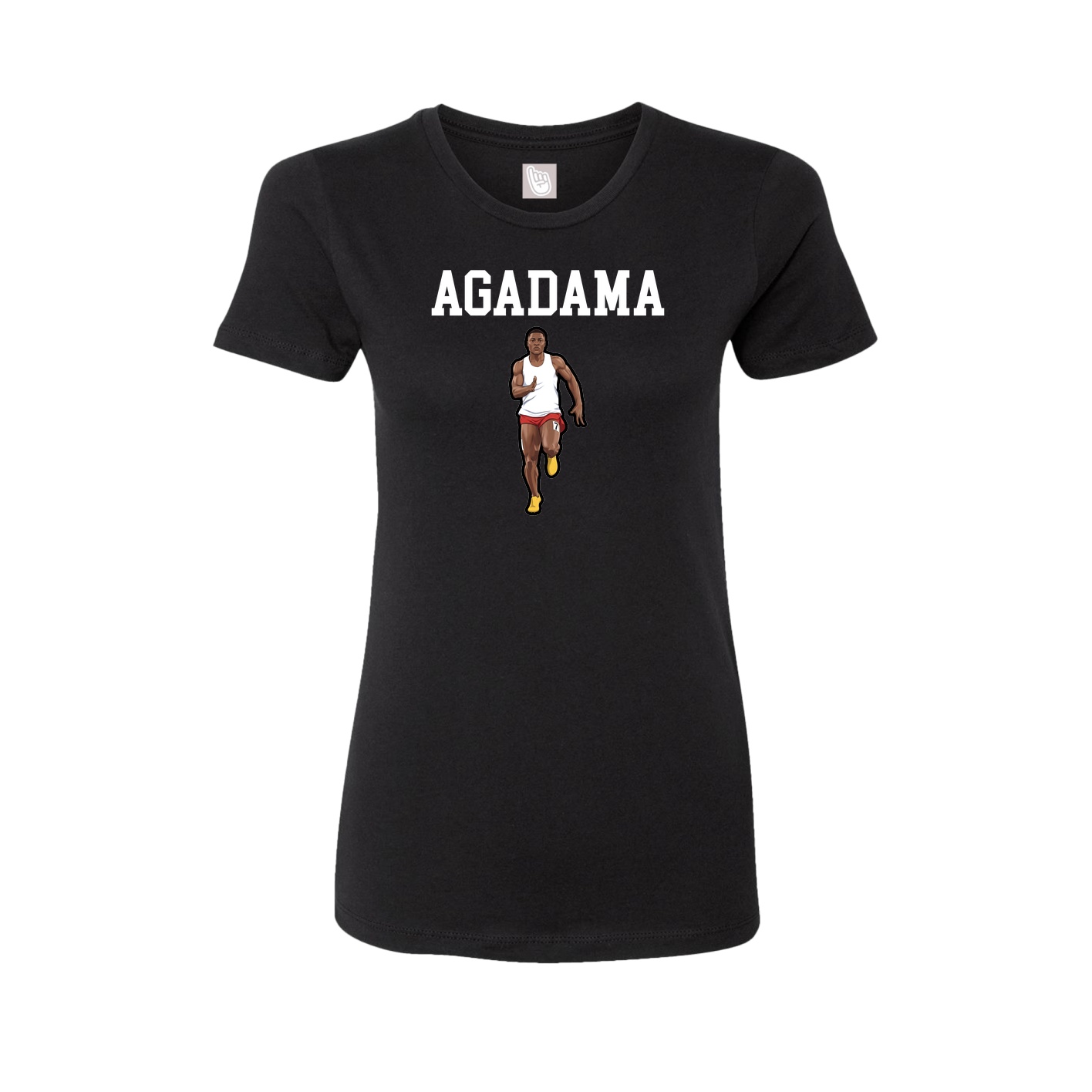 Fitted Women's Tee — Shirsey in Black