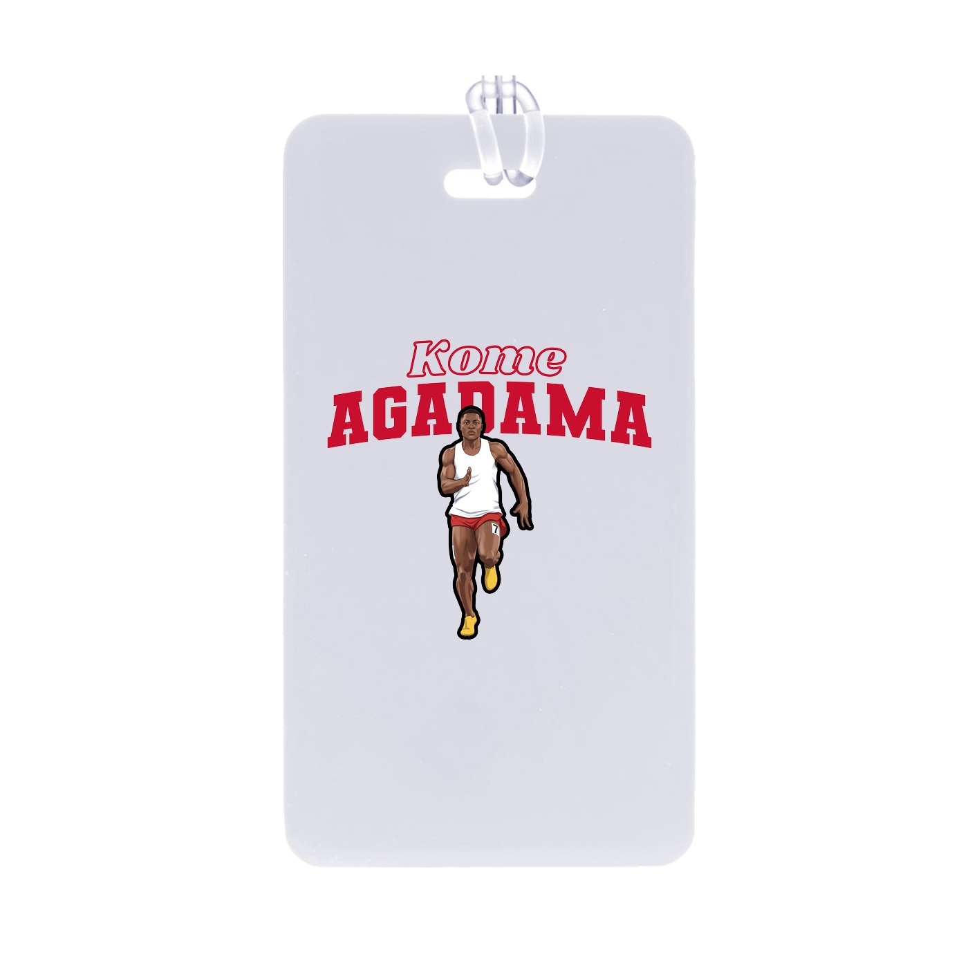 Bag Tag — Name Arch in Classic