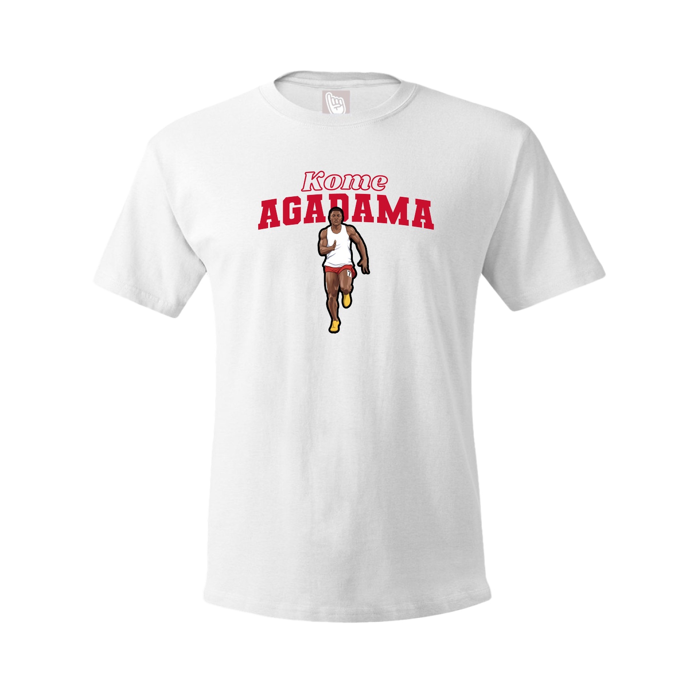 Tee — Name Arch in White
