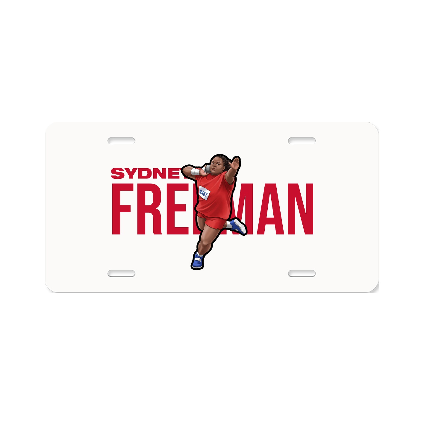 License Plate — Player Name in Classic