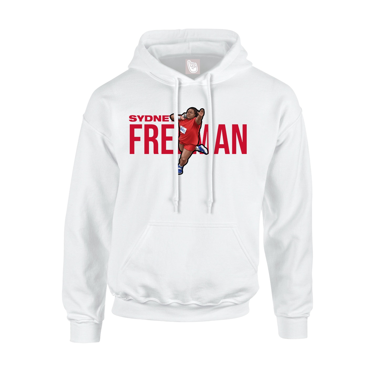 Hoodie — Player Name in White