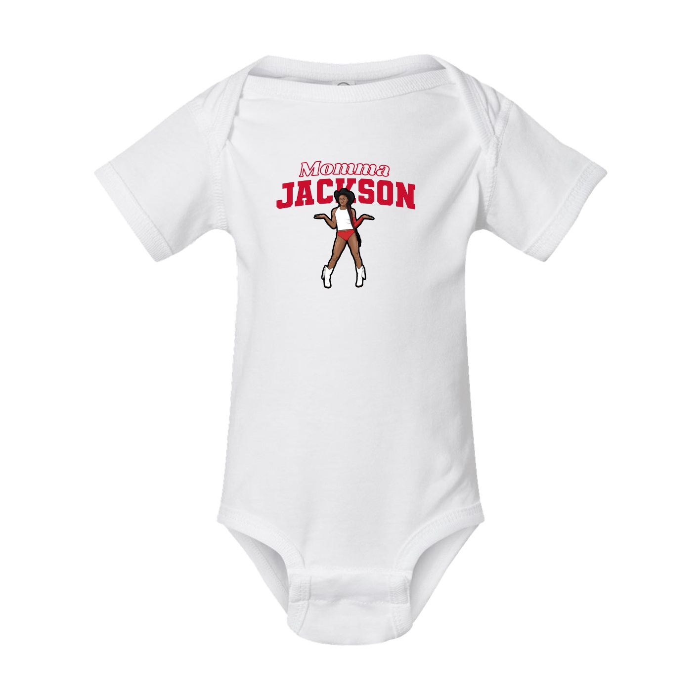 Baby Onesie — Mothers Day Block in White