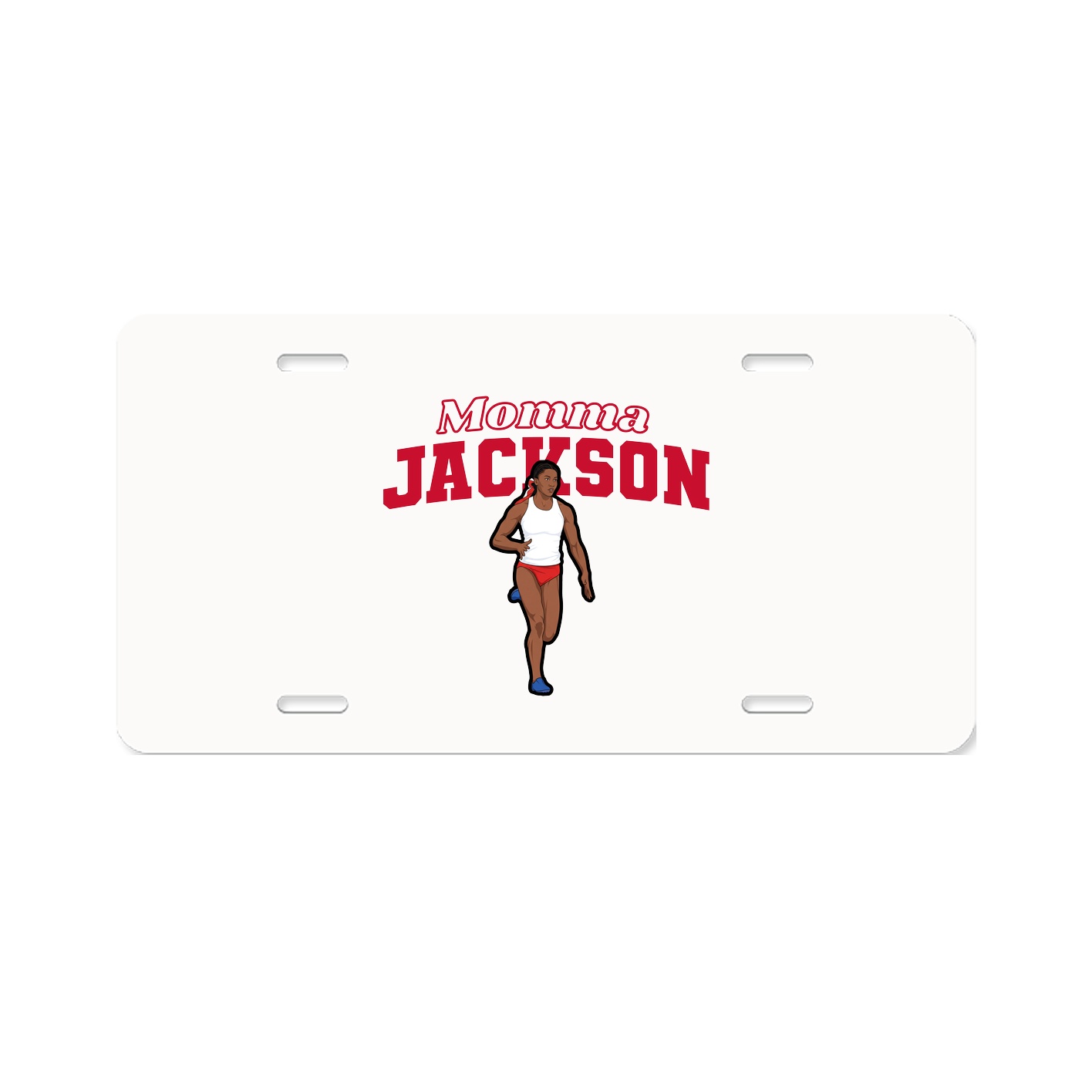 License Plate — Mothers Day Block in Classic