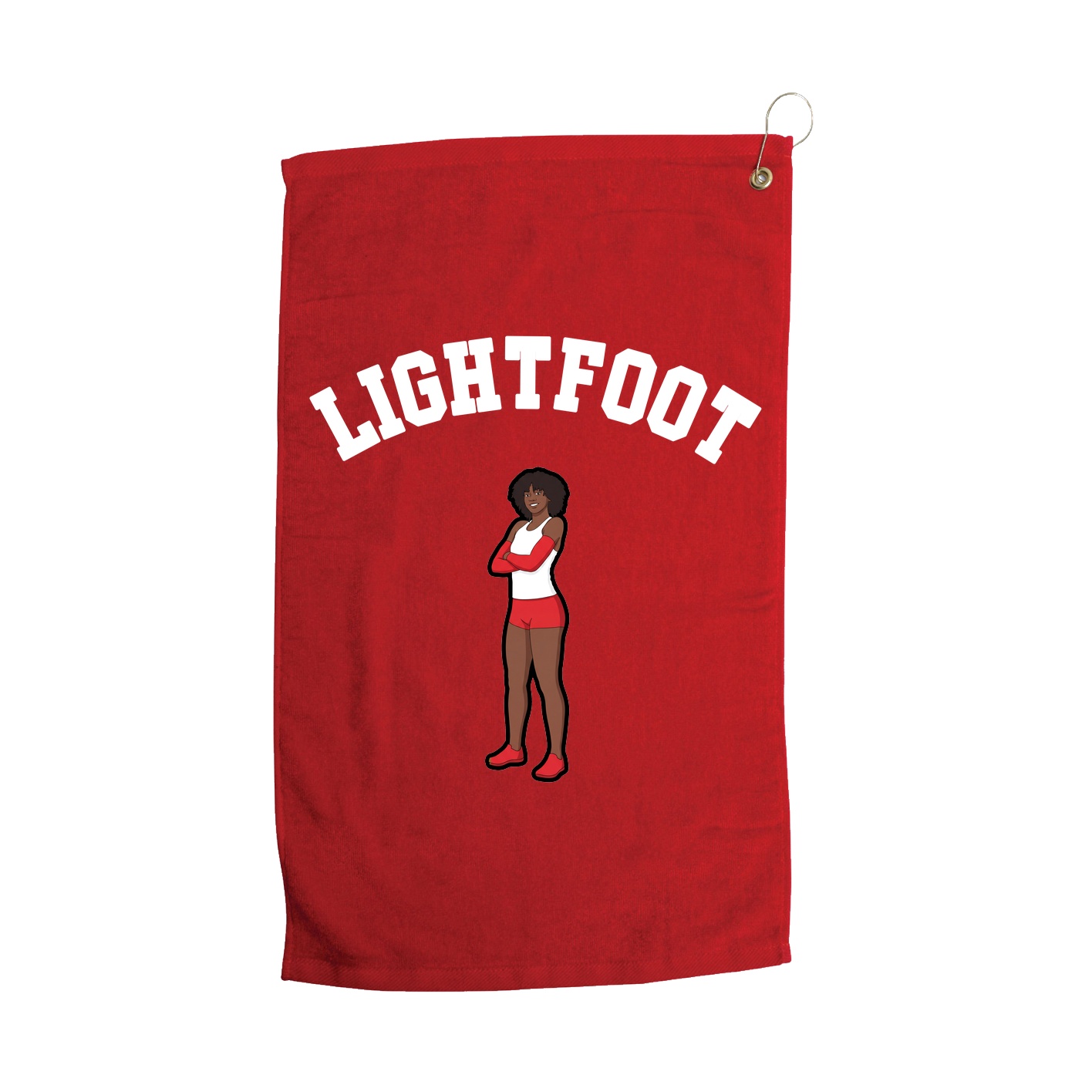 Golf Towel — Shirsey Arch in Red