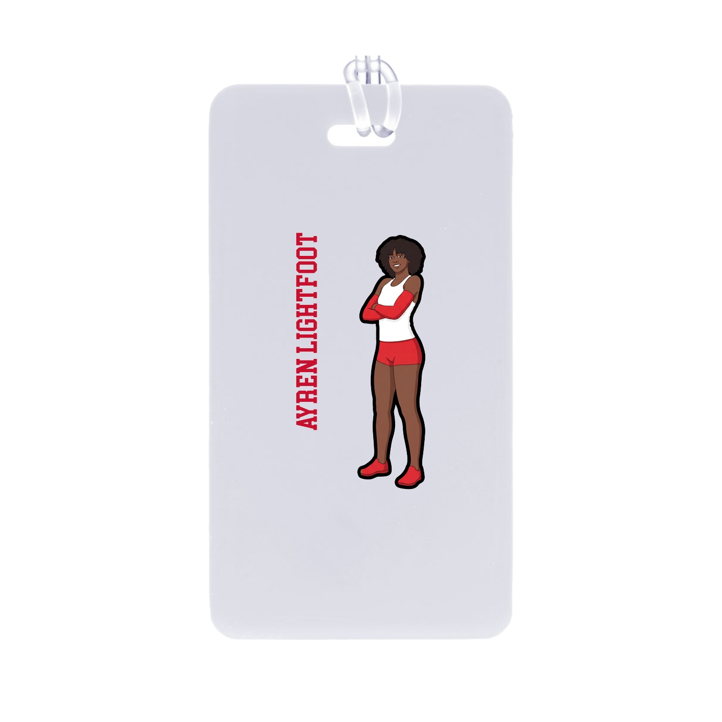 Bag Tag — Name Vertical in Classic