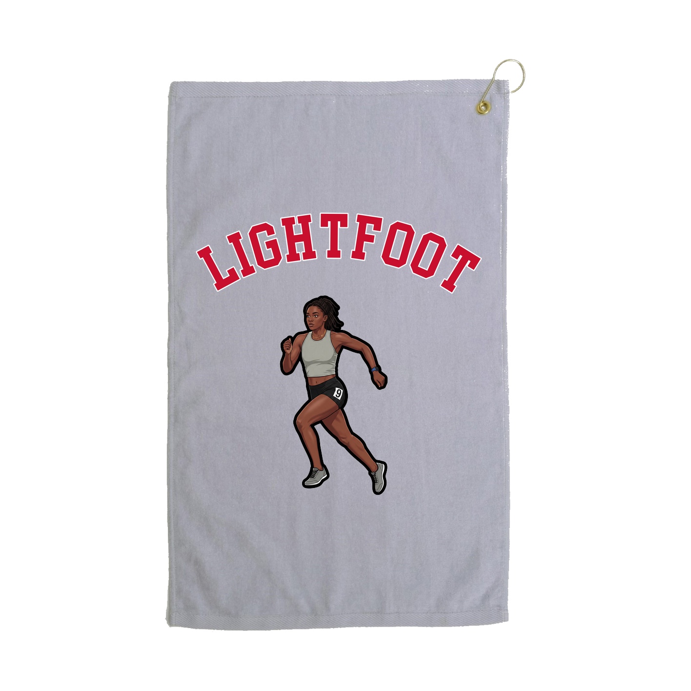 Golf Towel — Shirsey Arch in Grey