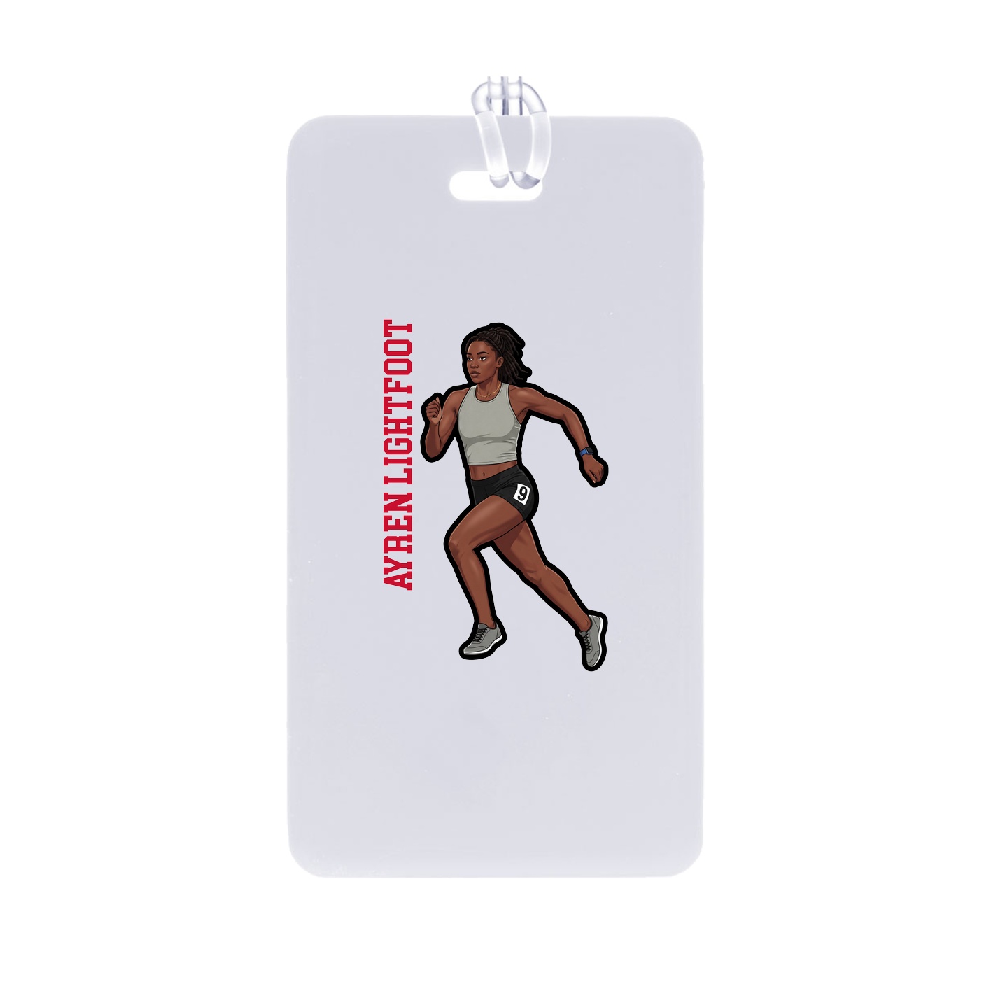 Bag Tag — Name Vertical in Classic