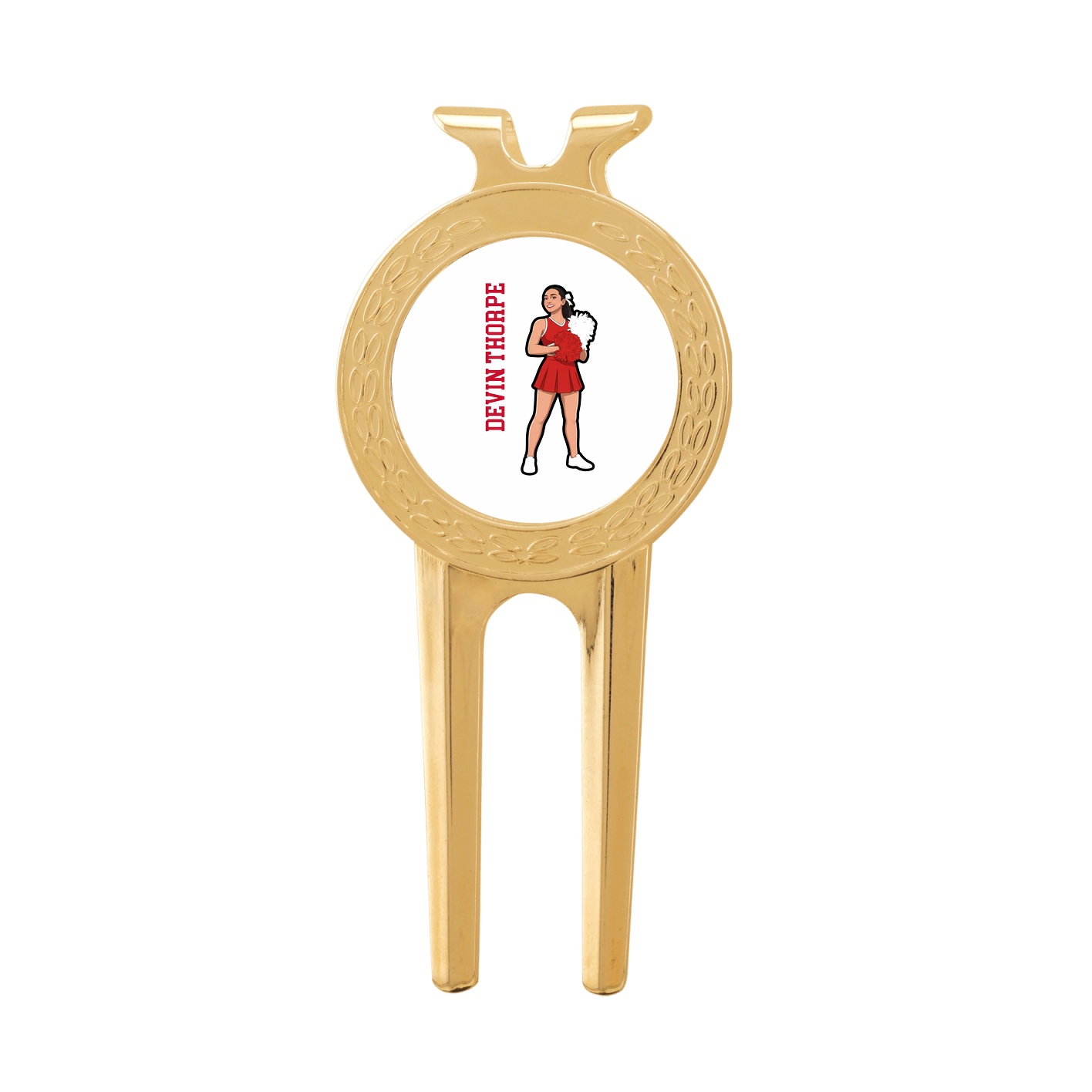 Divot Tool with Ball Marker — Name Vertical in Classic