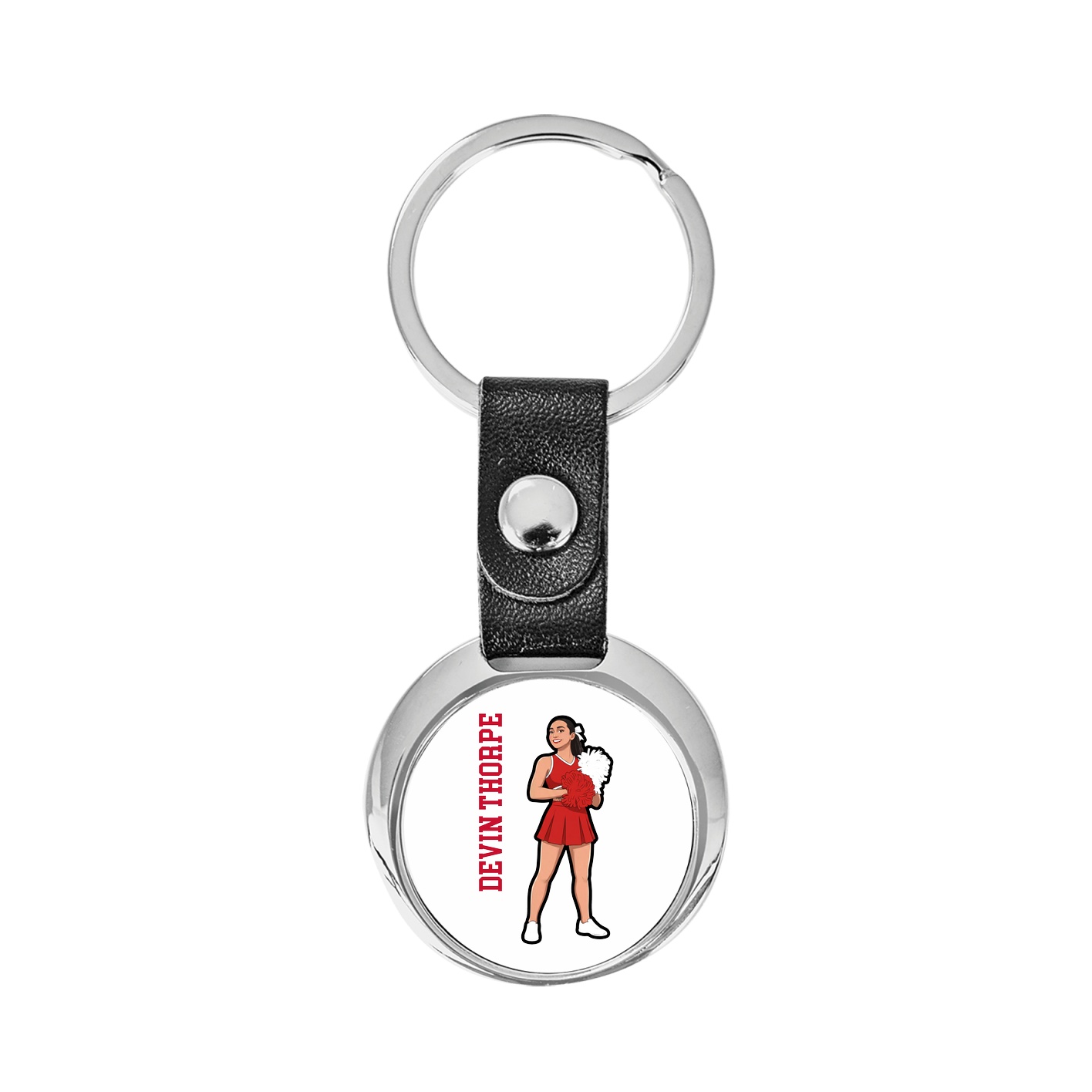 Key Chain — Name Vertical in Classic