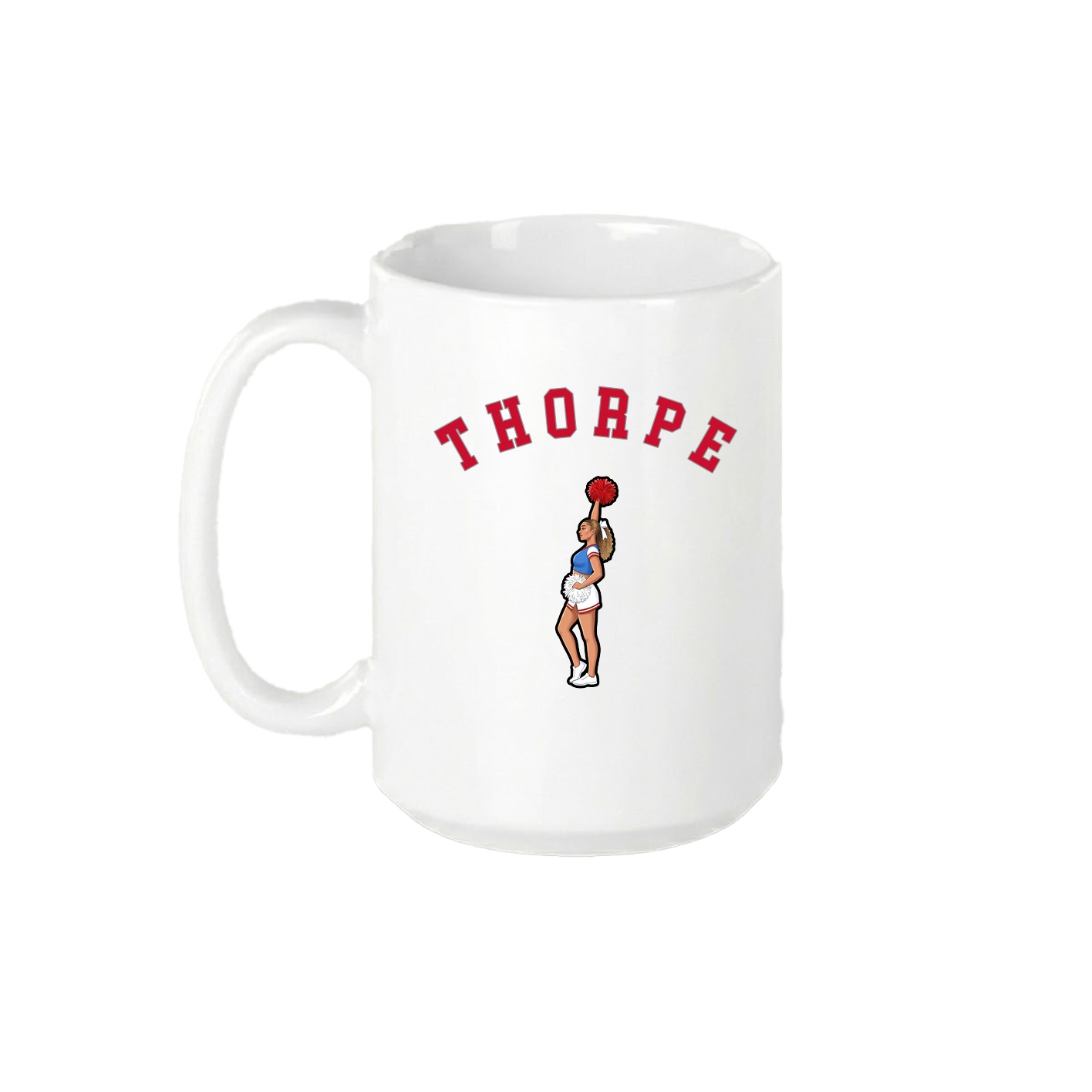 15oz Coffee Mug — Shirsey Arch in White