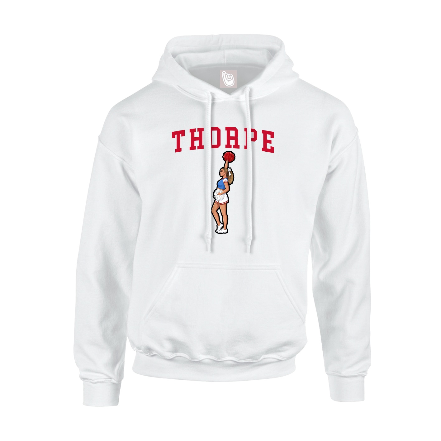 Hoodie — Shirsey in White