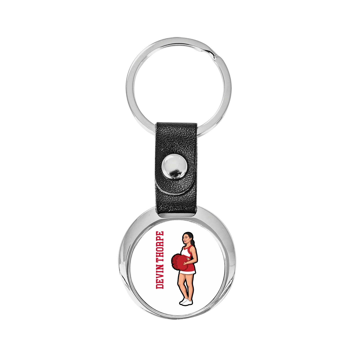 Key Chain — Name Vertical in Classic
