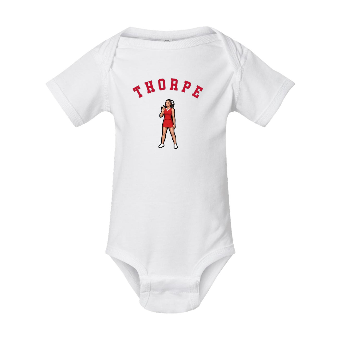 Baby Onesie — Shirsey Arch in White