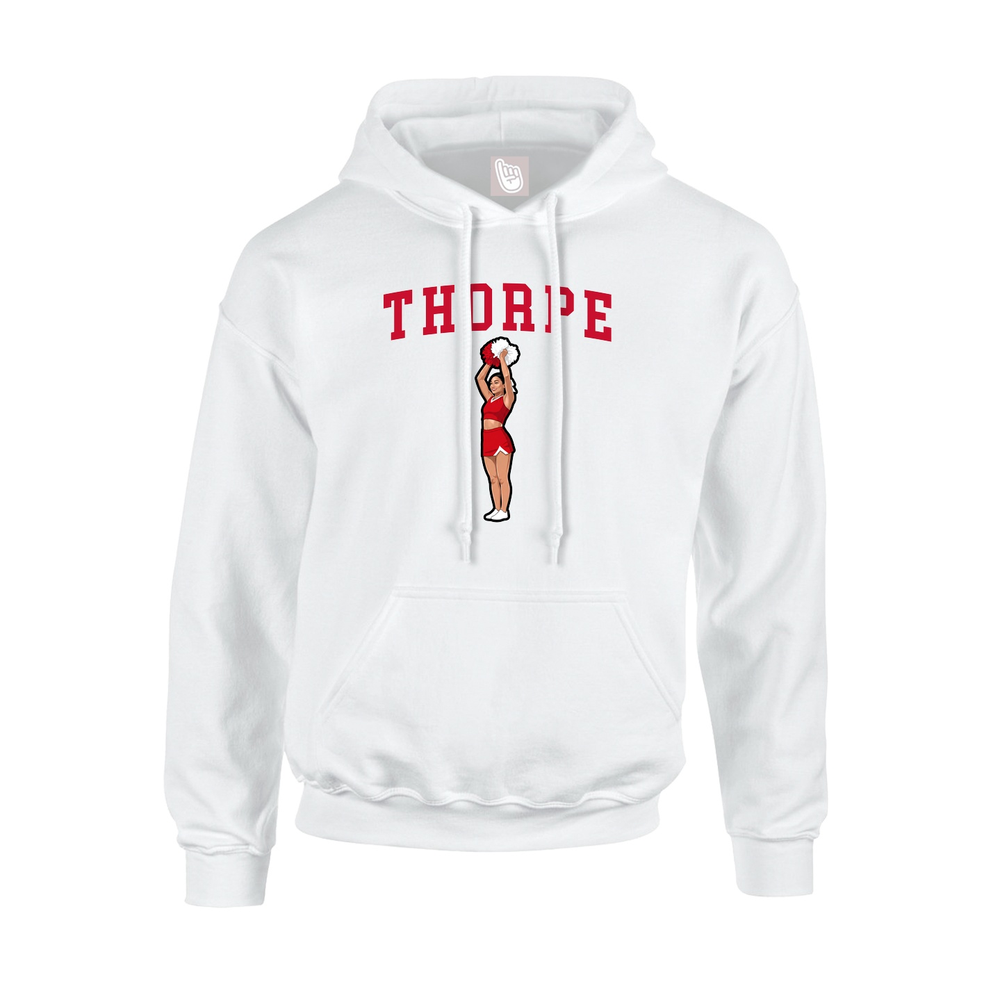 Youth Hoodie — Shirsey in White