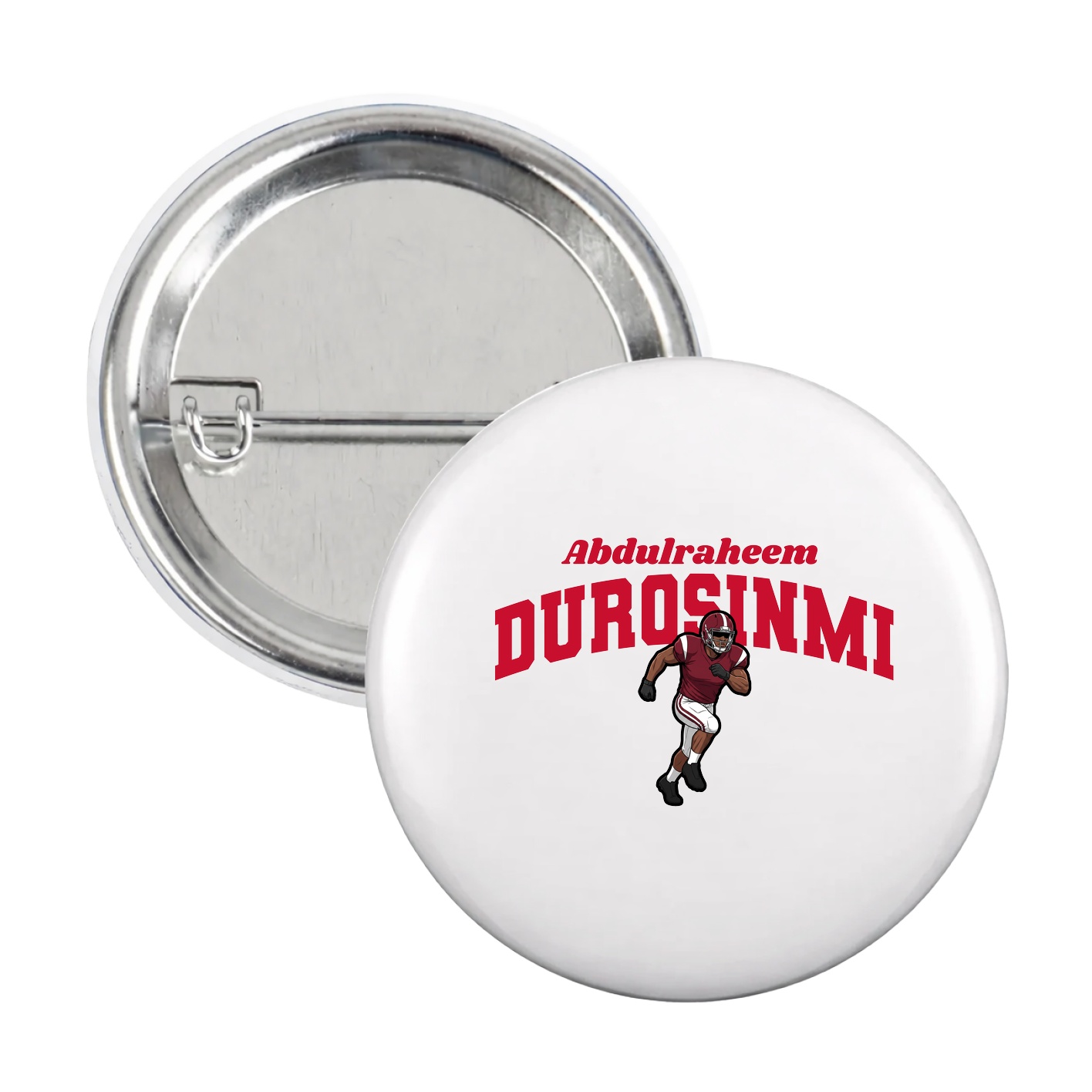 Game Day Button — Signature Arch in White
