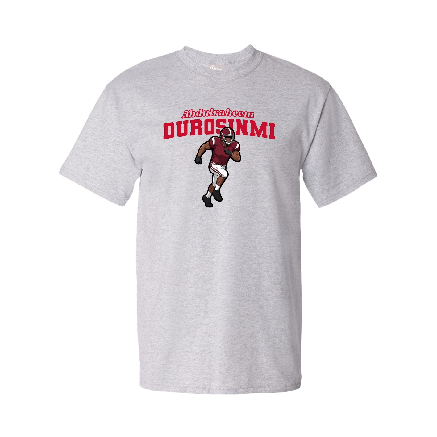 Youth Tee — Name Arch in Grey