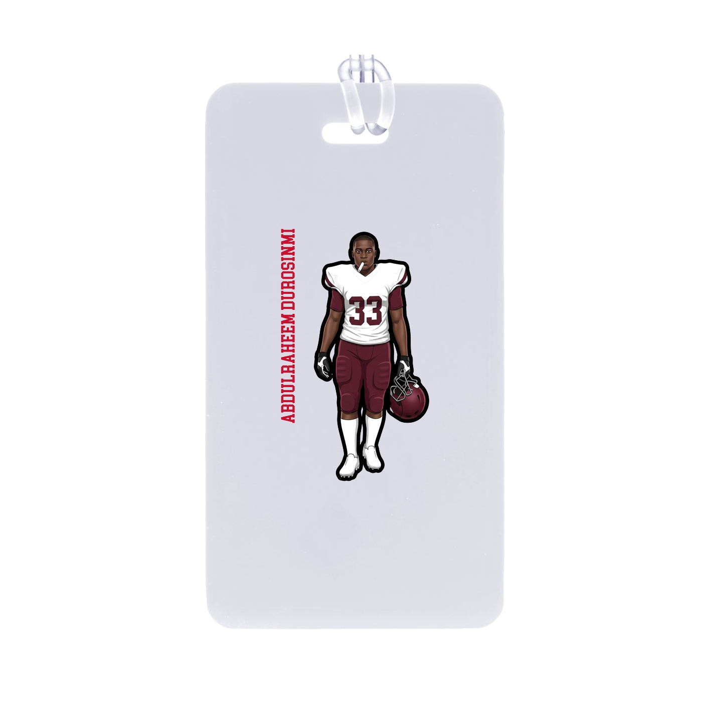 Bag Tag — Name Vertical in Classic
