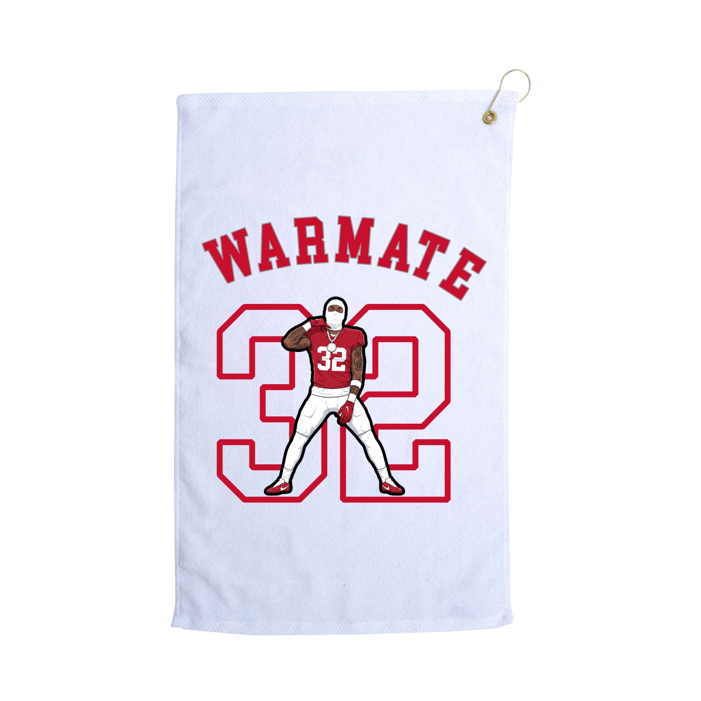 Golf Towel — Shirsey Arch in White