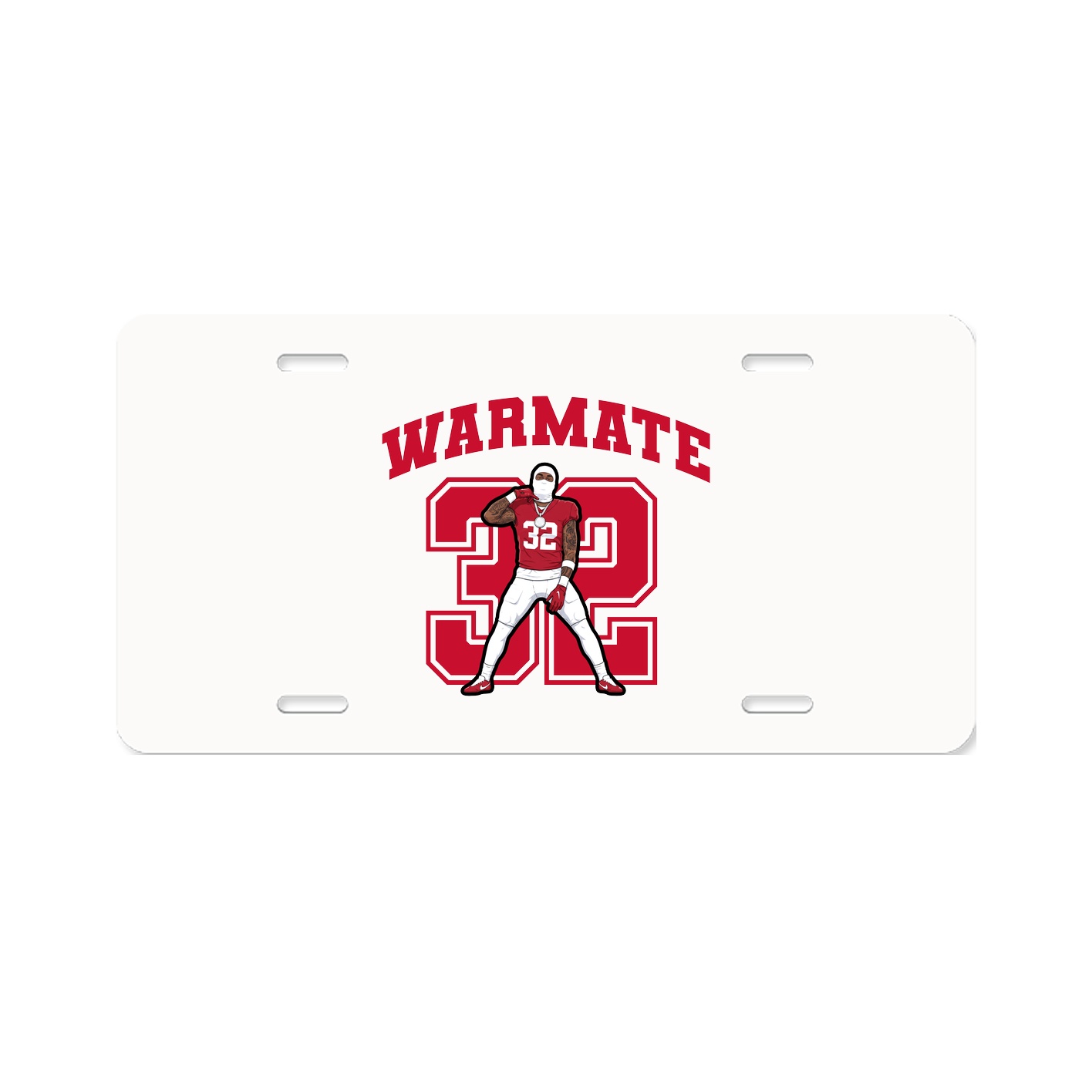 License Plate — Number in Classic