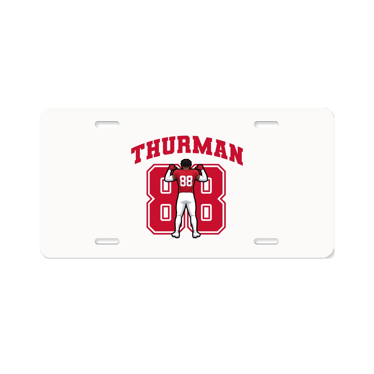License Plate — Number in Classic