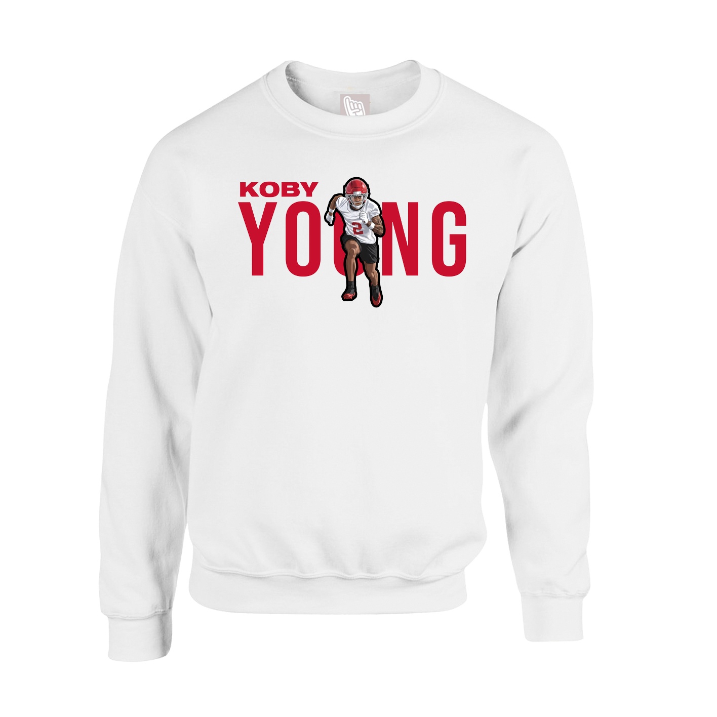 Fleece Crew — Player Name in White