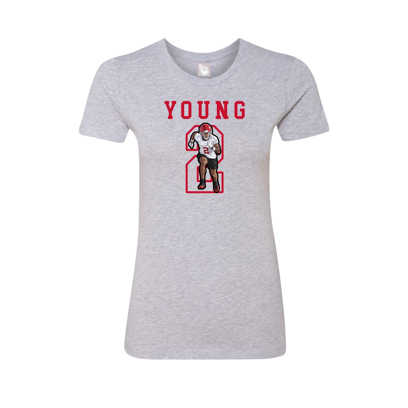 Fitted Women's Tee — Shirsey in Grey