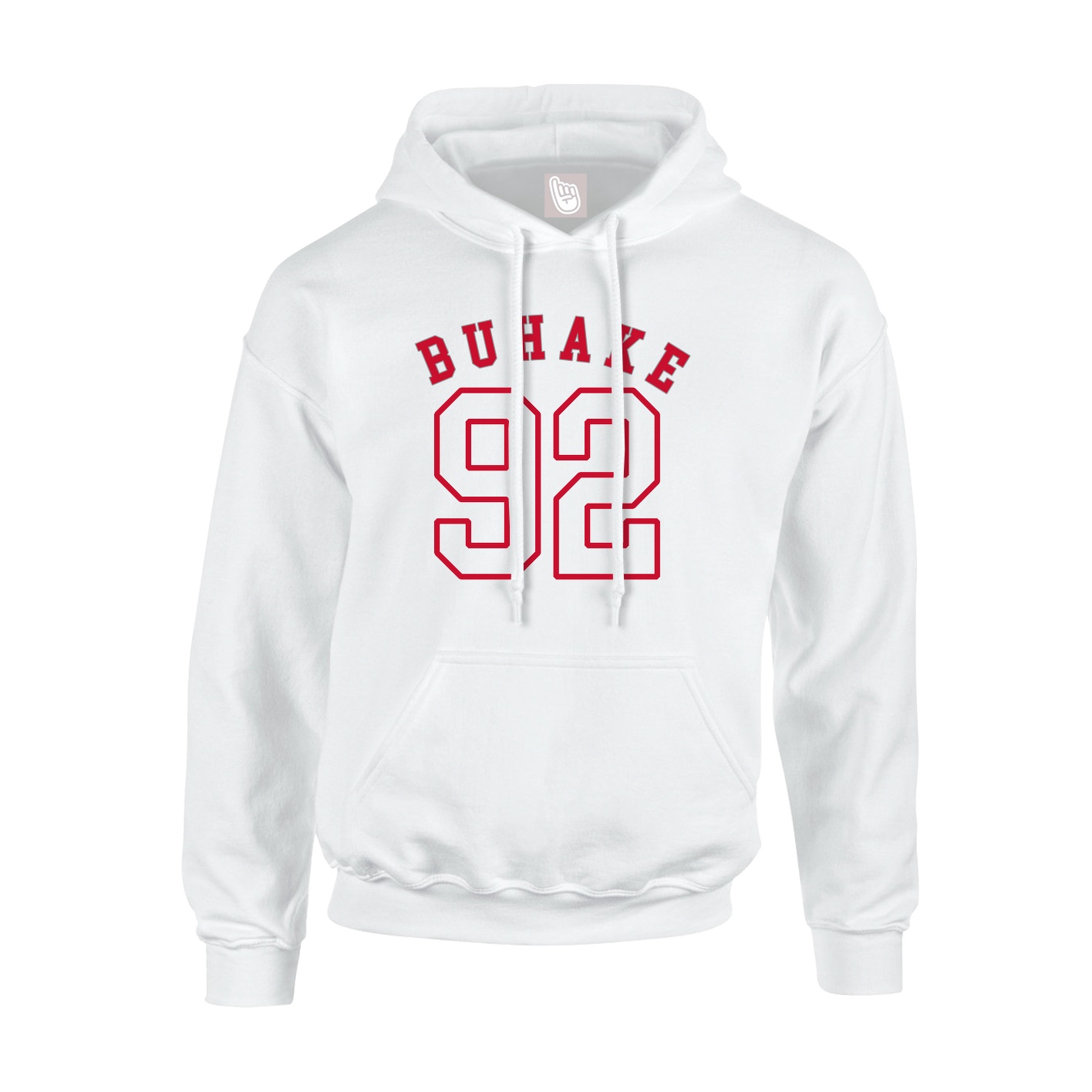 Youth Hoodie — Shirsey Arch in White