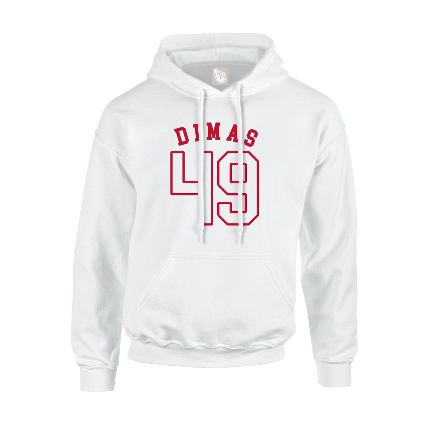 Hoodie — Shirsey Arch in White