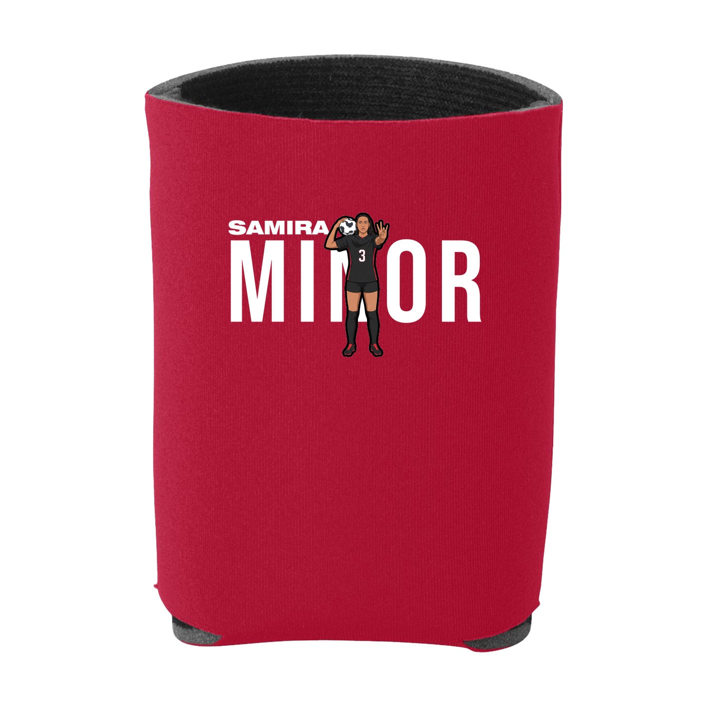 Can Holder — Player Name in Red