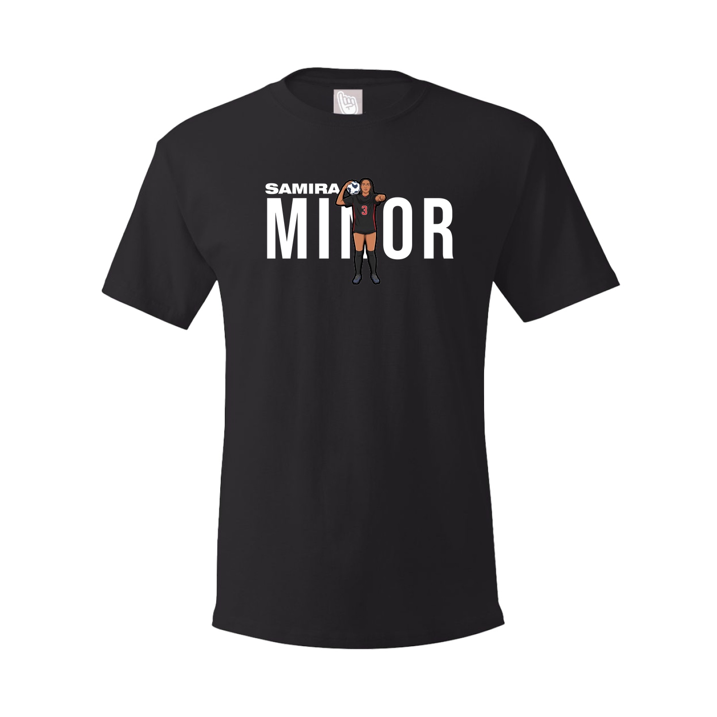 Youth Tee — Player Name in Black