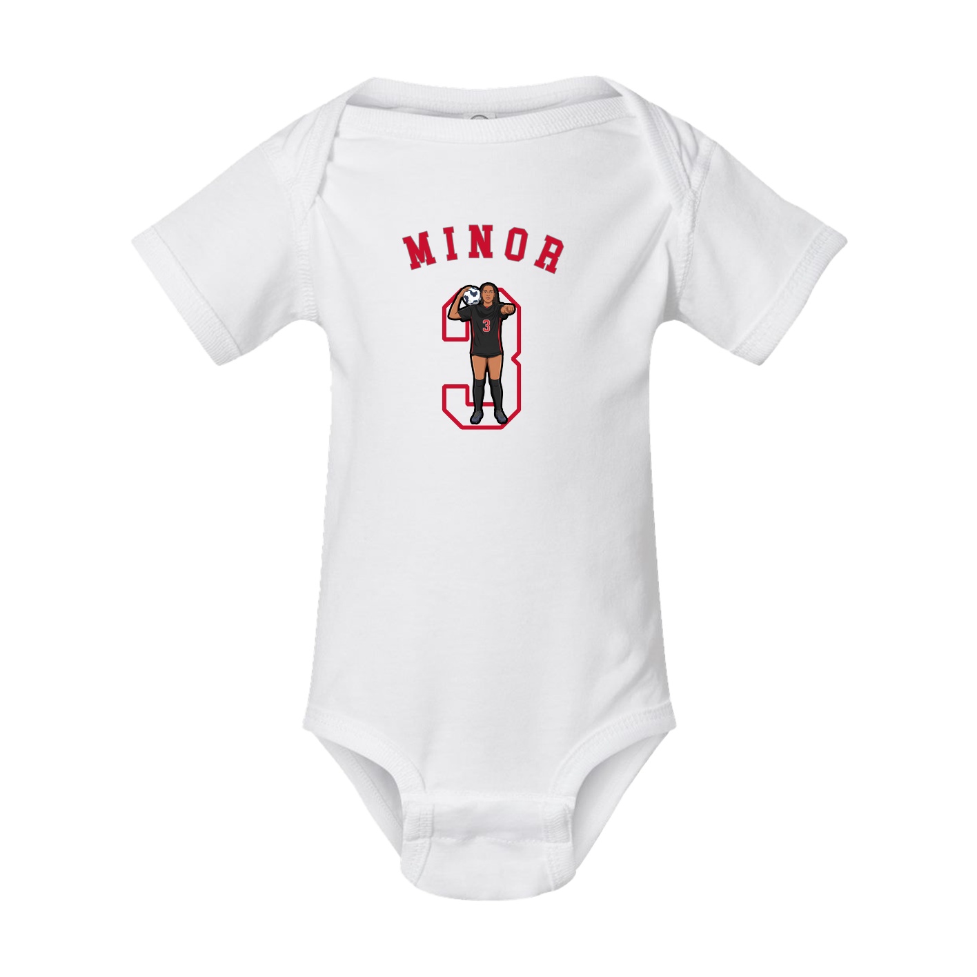 Baby Onesie — Shirsey Arch in White