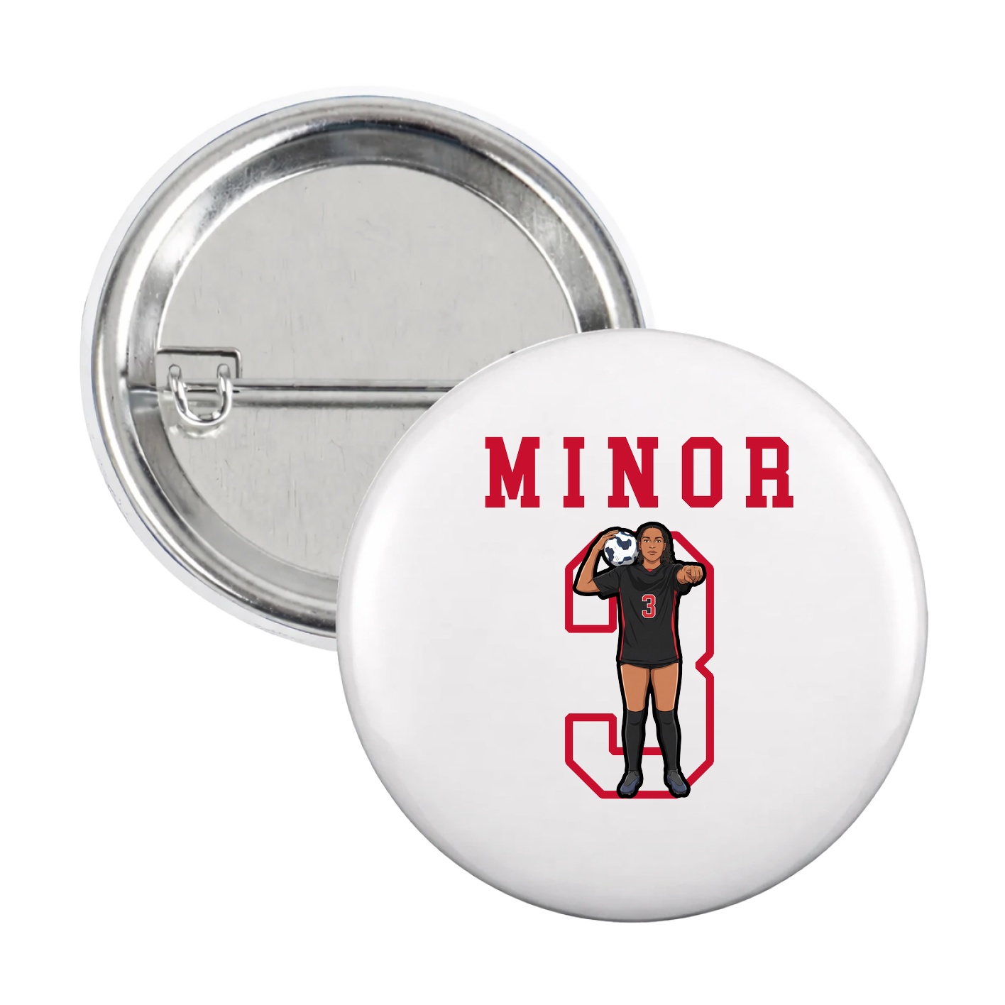 Game Day Button — Shirsey in White