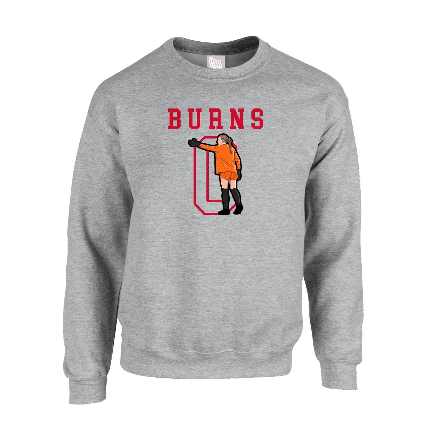 Fleece Crew — Shirsey in Grey