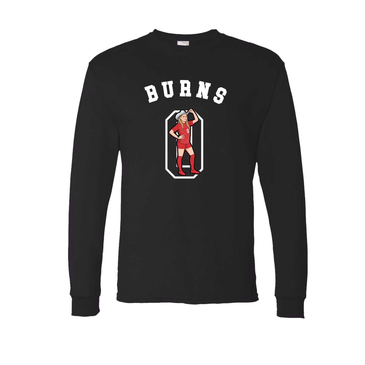 Long Sleeve Tee — Shirsey Arch in Black