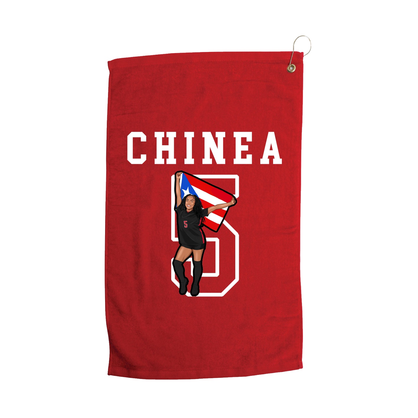 Golf Towel — Shirsey in Red