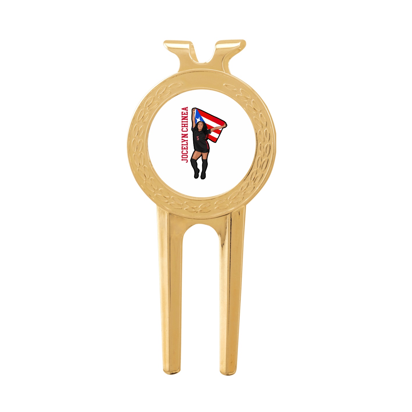 Divot Tool with Ball Marker — Name Vertical in Classic