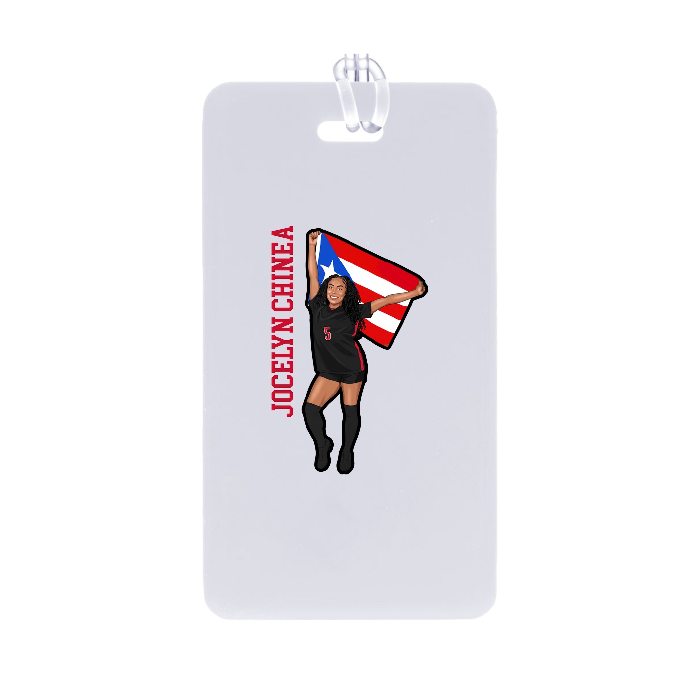 Bag Tag — Name Vertical in Classic