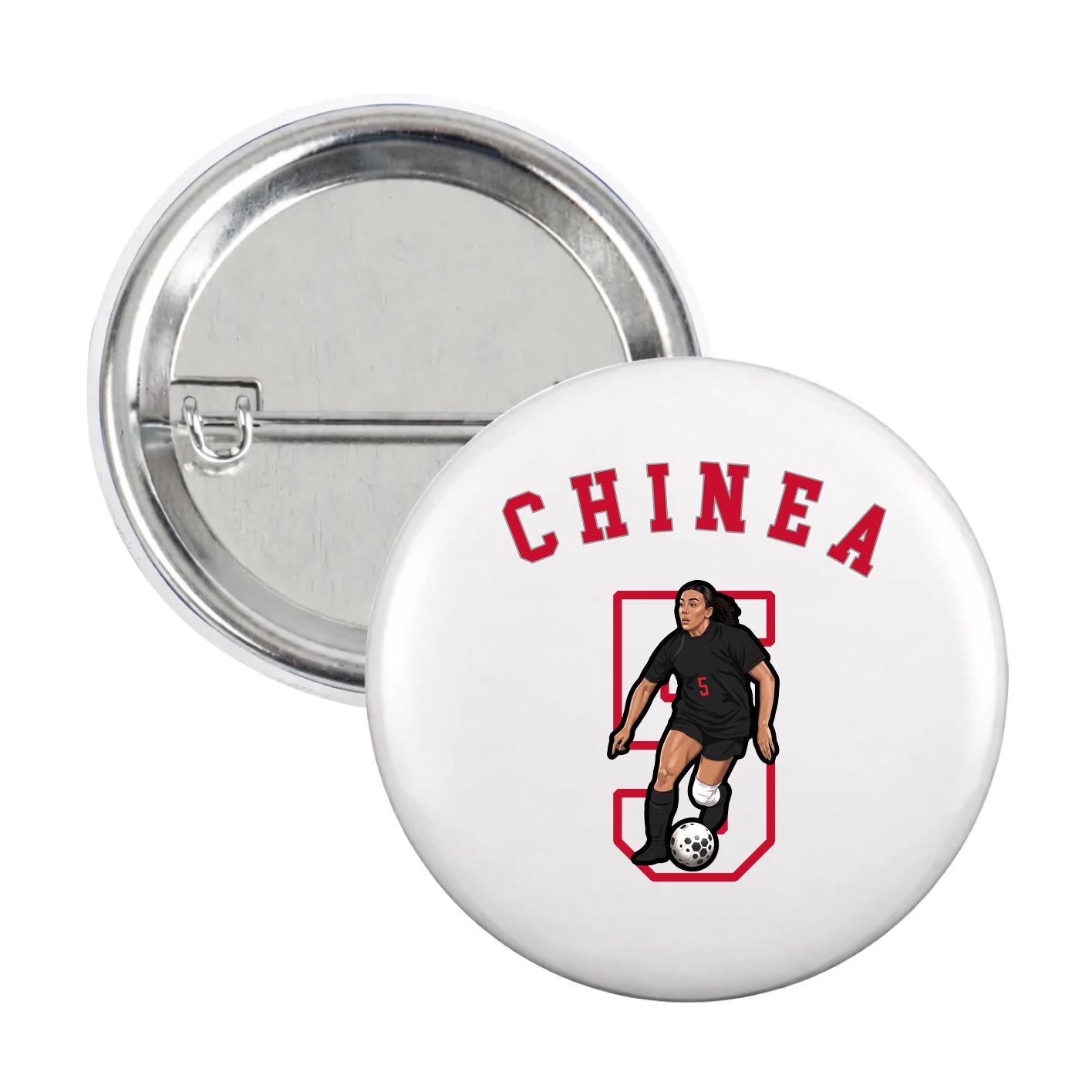 Game Day Button — Shirsey Arch in White