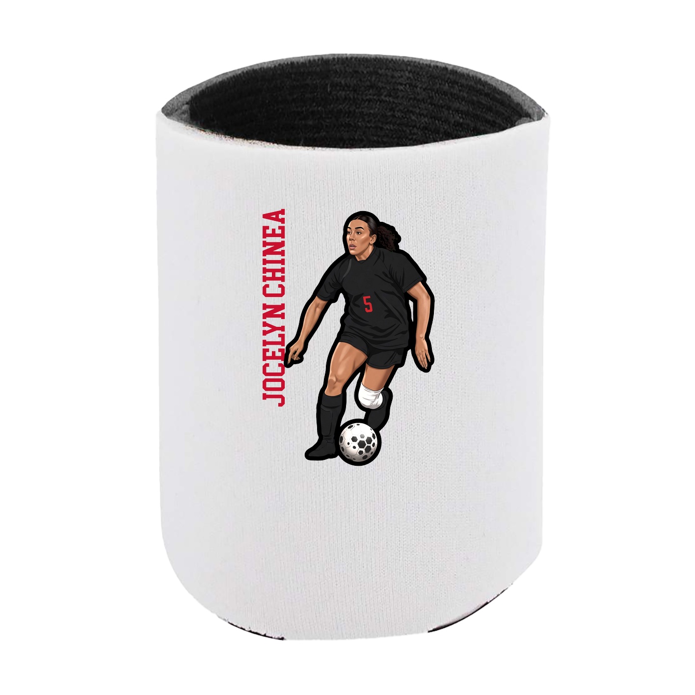 Can Holder — Name Vertical in White