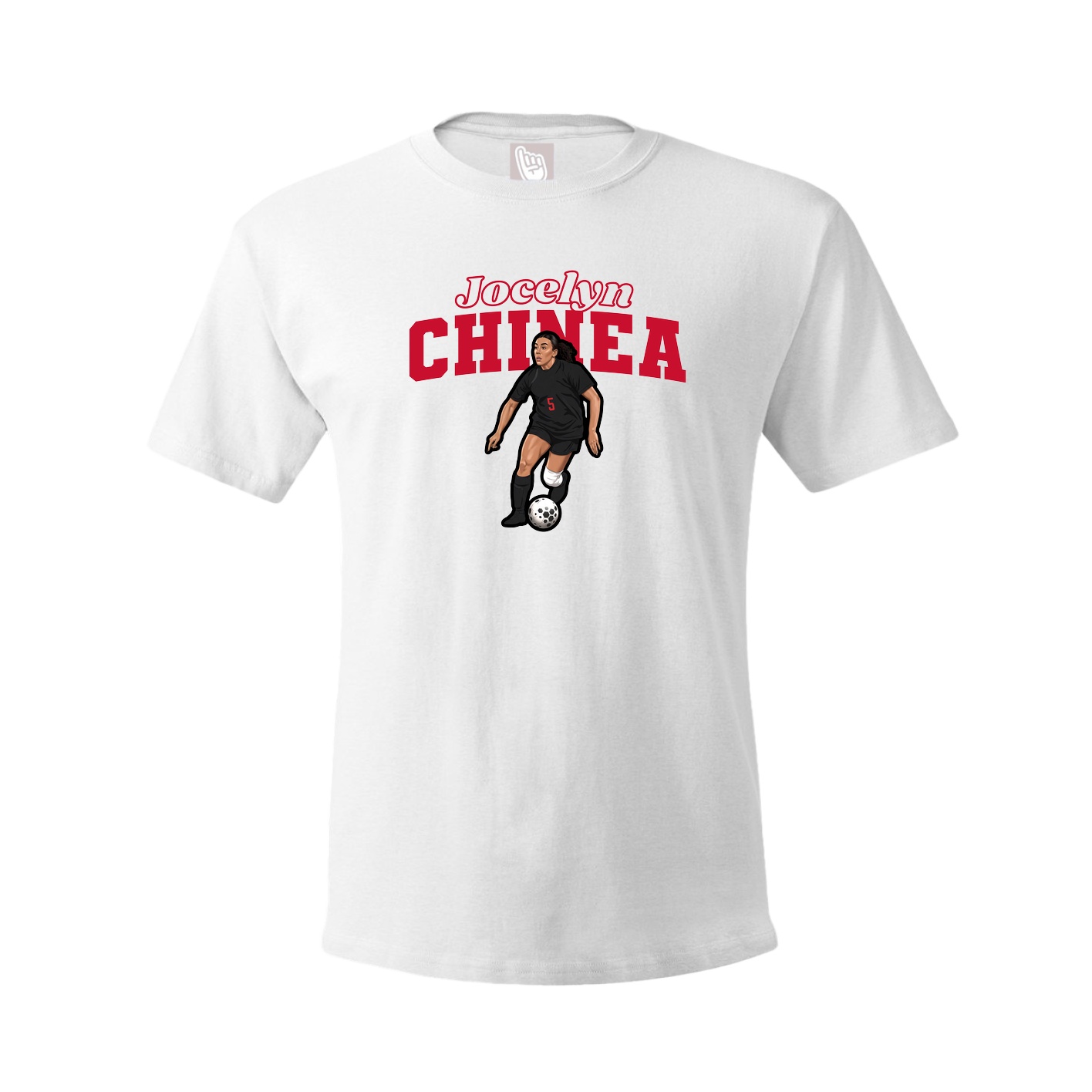 Tee — Name Arch in White