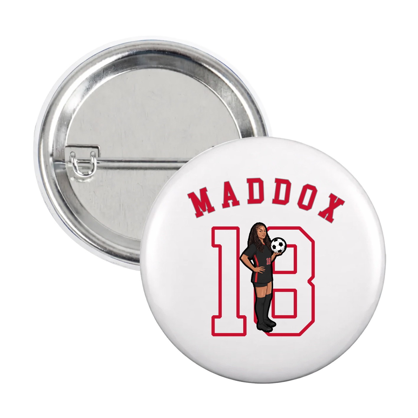 Game Day Button — Shirsey Arch in White