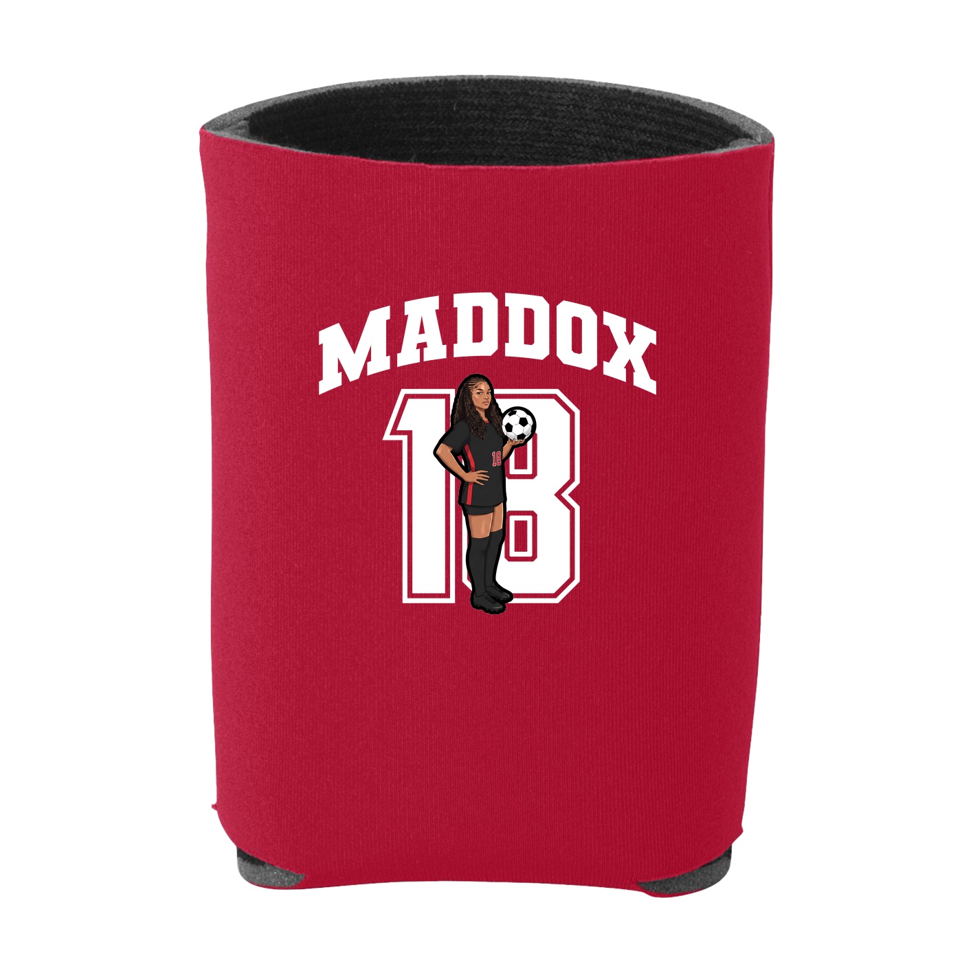 Can Holder — Number in Red