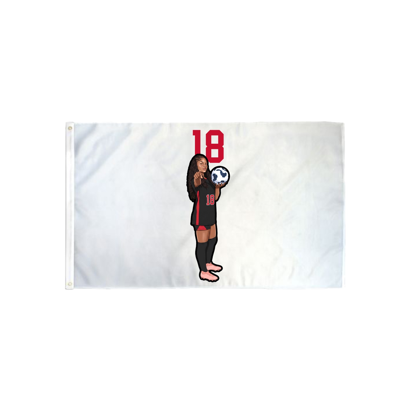 3x5 Flag — Number Top in Classic