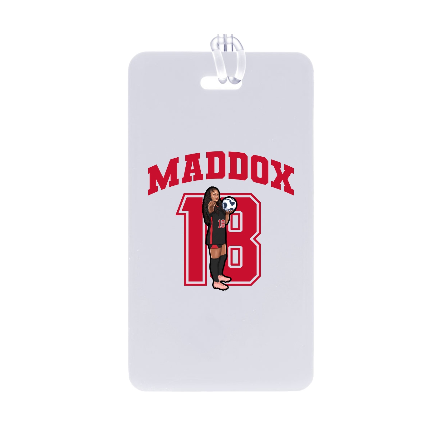Bag Tag — Number in Classic