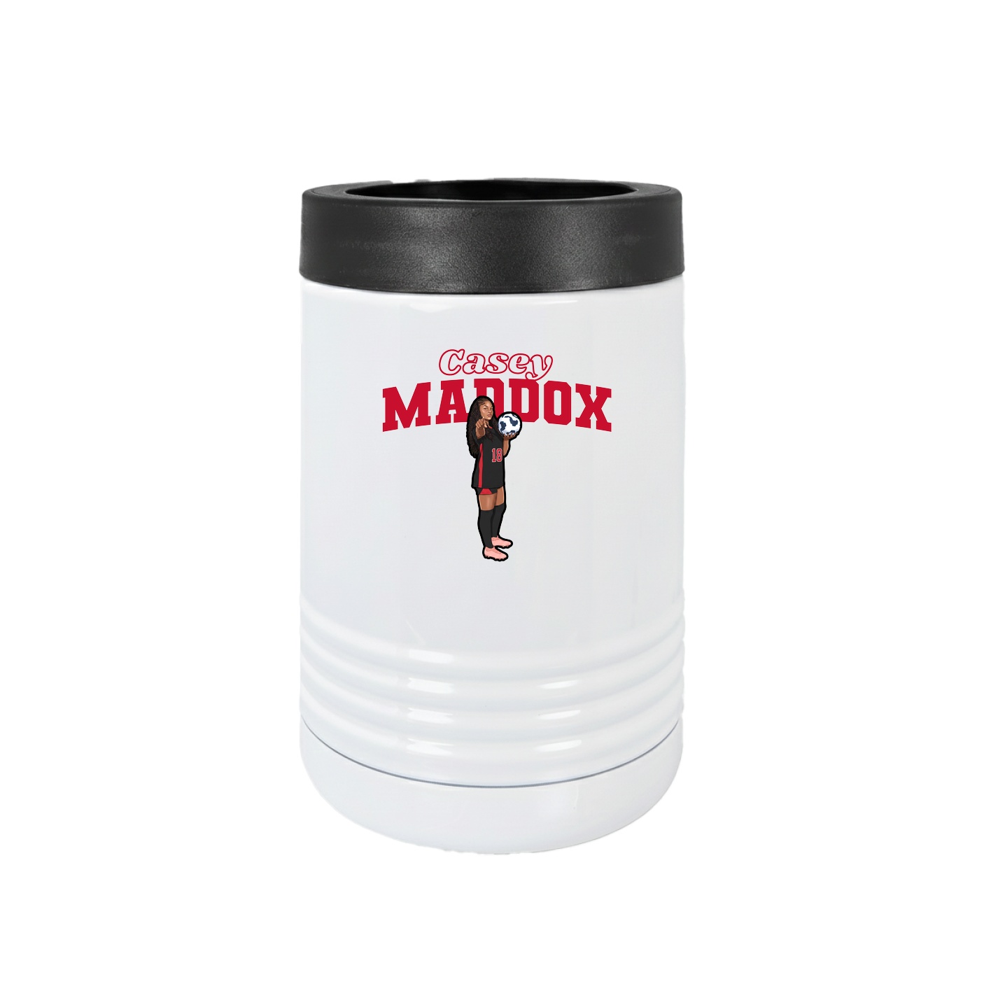 Beverage Holder — Name Arch in White