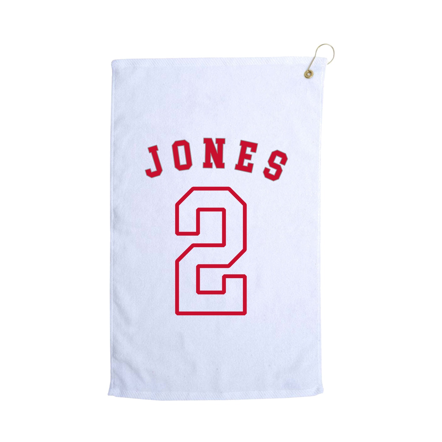 Golf Towel — Shirsey Arch in White