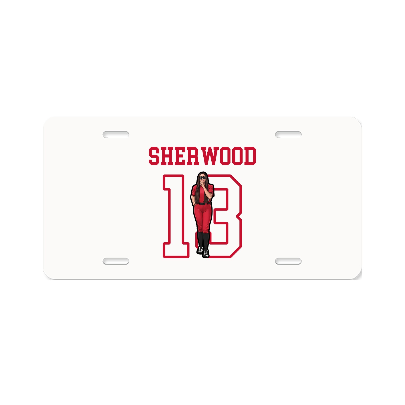 License Plate — Shirsey in Classic