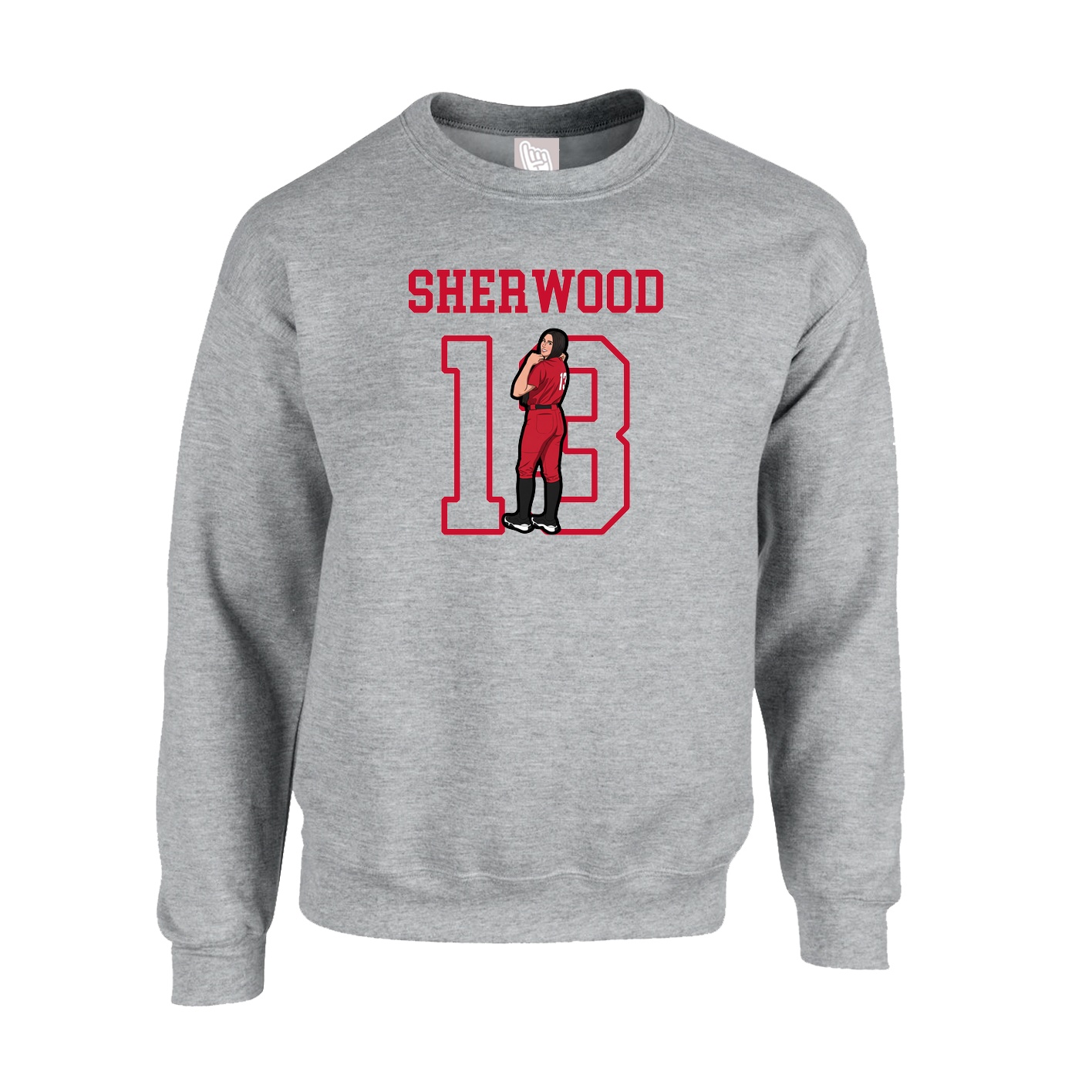 Fleece Crew — Shirsey in Grey