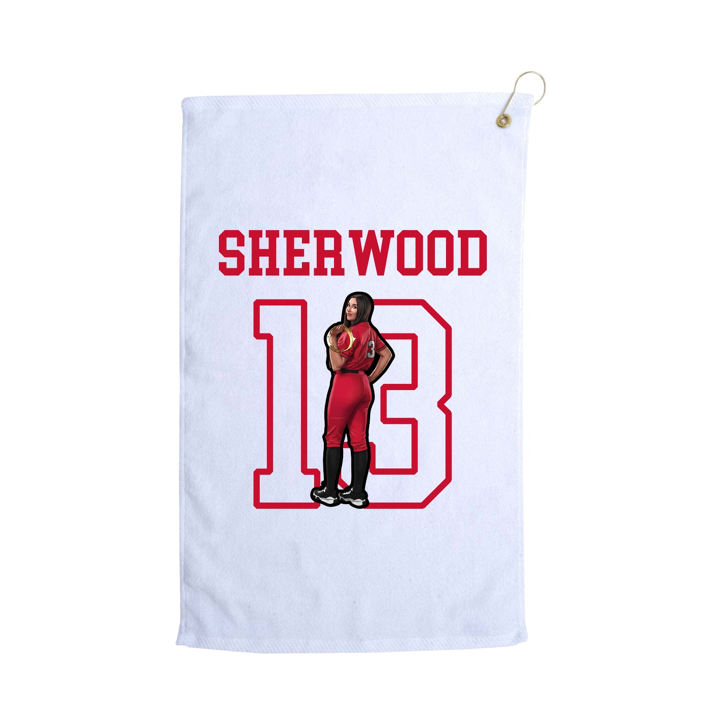Golf Towel — Shirsey in White